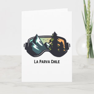 Carte T-Shirt Ski La Parva Chili Ski Montagne Hommes Et 