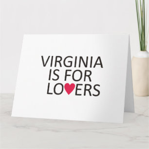 Carte T-shirt Virginia State Virginia Home Tee Virginia