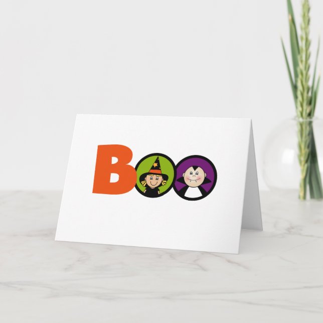 Carte T-shirts et cadeaux BOO (Devant)