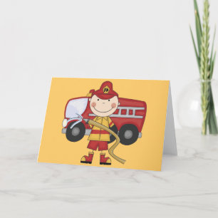 Carte T-shirts et cadeaux de pompier masculin