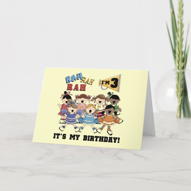 Carte T-shirts et cadeaux du 3e anniversaire (Devant)