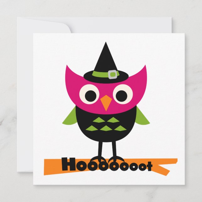 Carte T-shirts et cadeaux Halloween Owl (Devant)