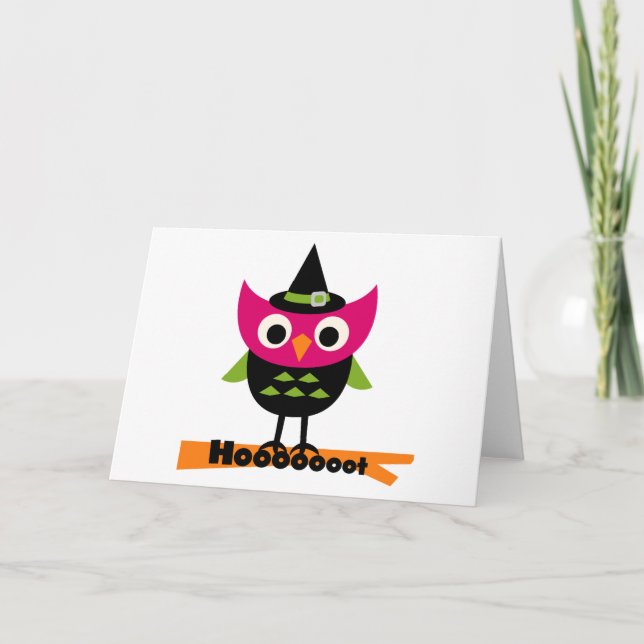 Carte T-shirts et cadeaux Halloween Owl (Devant)