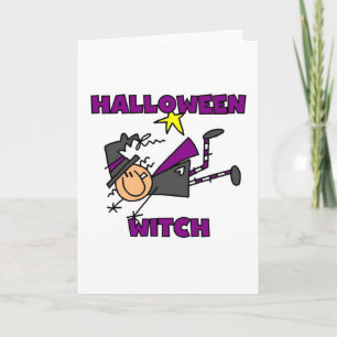 Carte T-shirts et cadeaux Halloween Witch