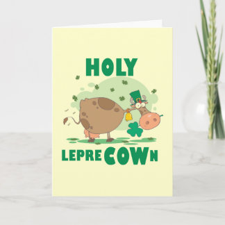 Carte T-shirts et cadeaux HOLY LepreCOWn