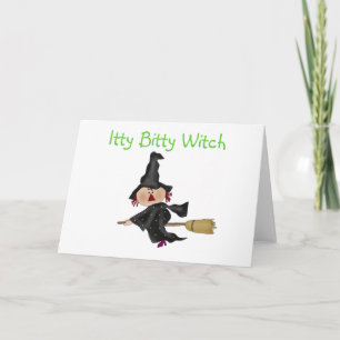 Carte T-shirts et cadeaux Itty Bitty Witch