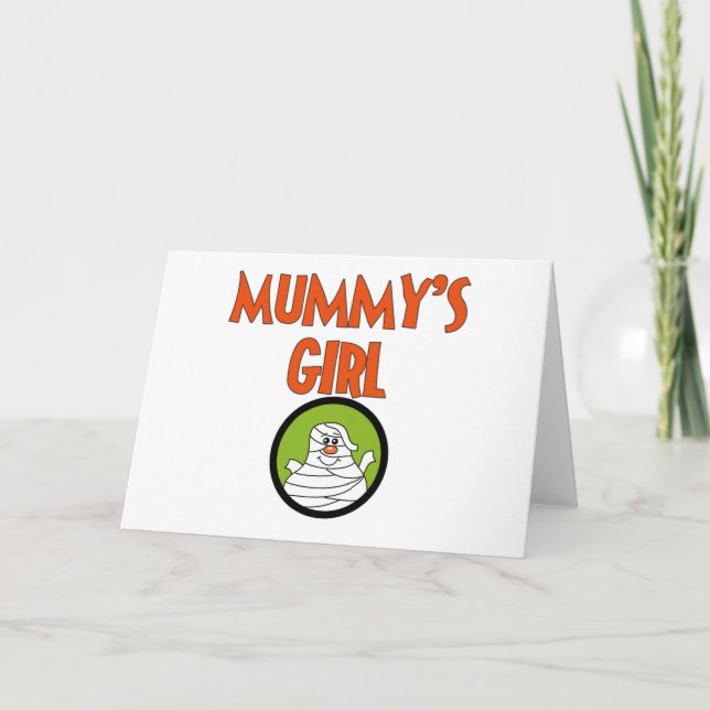 Carte T-shirts et cadeaux pour filles de maman (Devant)