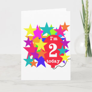 Carte T-shirts et cadeaux pour le 2e anniversaire des ét