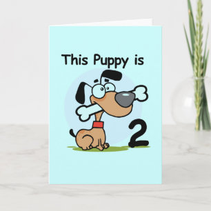 Carte T-shirts et cadeaux pour le 2ème anniversaire de c