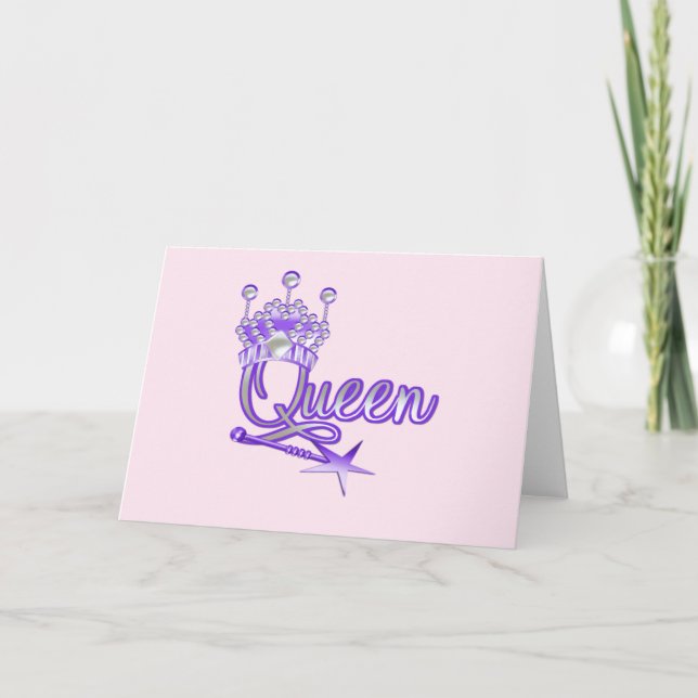 Carte T-shirts et cadeaux Queen (Devant)