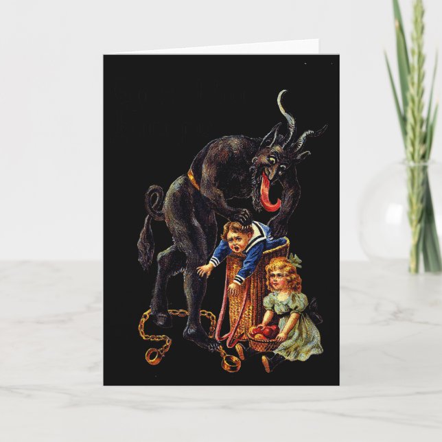 Carte T-shirts Santi Claus Salutations de Ss Vom Krampus (Devant)