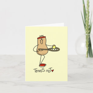 Carte T-shirts Tennis Nut et GIfts