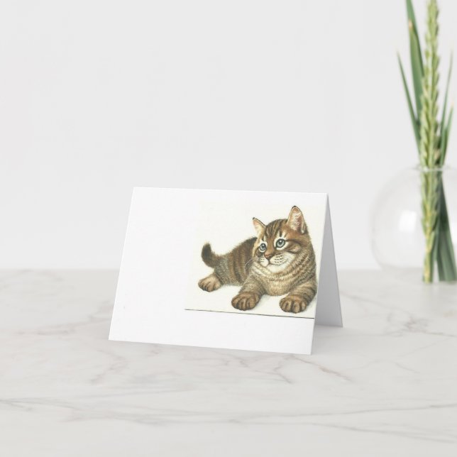 Carte Tabby Kitten (Devant)
