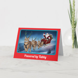 Carte Tabby Reindeer