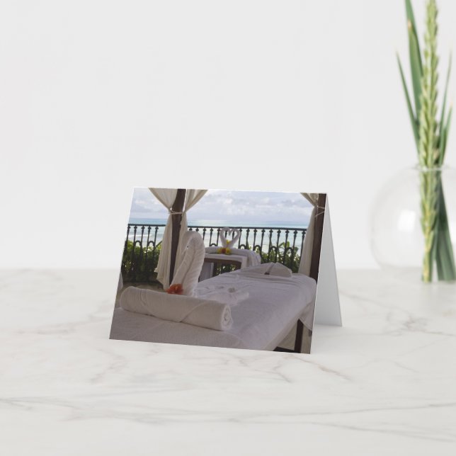 Carte Table de massage unique (Devant)