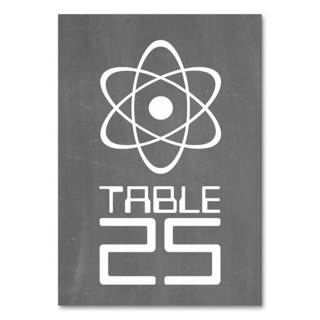 Carte table ivoire en tableau noir atomique (Par défaut)
