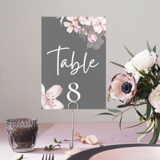 Carte table Mariage Cherry Blossom (Créateur téléchargé)