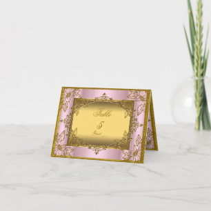 Carte TABLE NO Anniversaire Mariage Fiançailles Annivers
