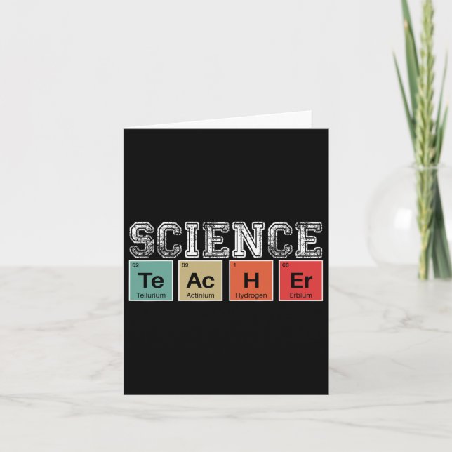 Carte Table Périodique De L'Enseignant En Sciences Retou (Devant)