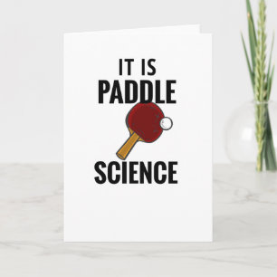 Carte Table Tennis Cadeaux Ping Pong Joueur de tennis de