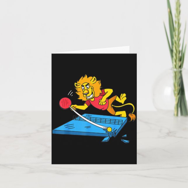 Carte Table Tennis Lion Ng Ng Lion Outfit Table Tennis  (Devant)