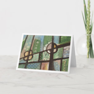 Carte Tableau Abstrait 06 Inspiré par la poterie de la T