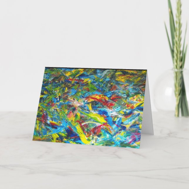 Carte Tableau Abstrait de Julia Morrill (Devant)