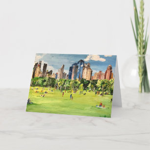 Carte Tableau de "Central Park" de Willowcatdesigns