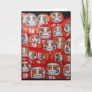 Carte Tableau de Daruma Dolls par Alfred Fox