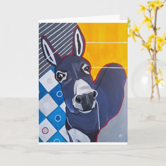 Carte Tableau Donkey Punch par Alfred Fox (Fleur jaune)