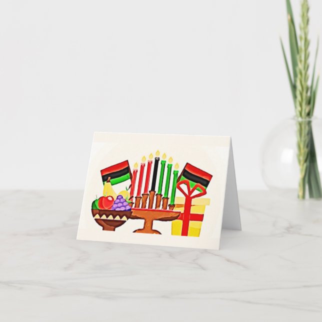 Carte Tableau Kwanzaa (Devant)
