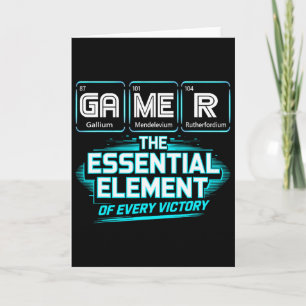 Carte Tableau périodique des éléments de gamer Chimie Sc