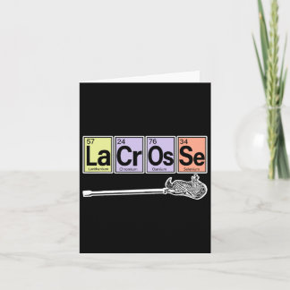 Carte Tableau Périodique Des Éléments - Lacrosse Player