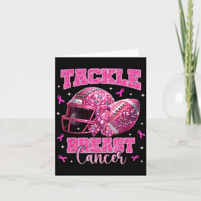 Carte Tackle Breast Cancer Awareness American Football N (Devant)