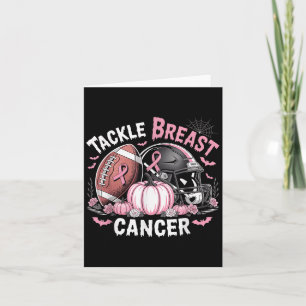 Carte Tackle Breast Cancer Football Mois de la sensibili