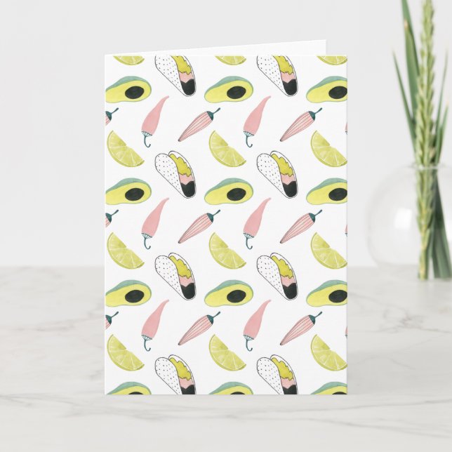 Carte Taco à propos d'amour | Taco Element Circle (Devant)