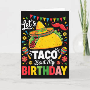Carte Taco à propos d'anniversaire drôle cinco de mayo m