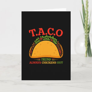 Carte Taco Drôle Trump Toujours Fait Dans Son Froc T.a.c