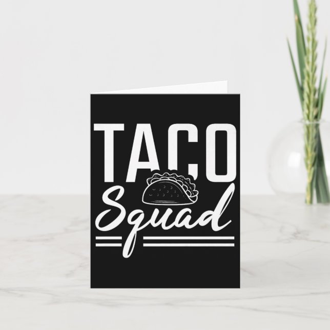 Carte Taco Squad Premium  (Devant)