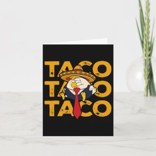 Carte Taco Trump chasse toujours le poulet drôle Trump