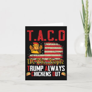Carte Taco Trump Épouse Toujours Drôle Drôle Laissons Ta