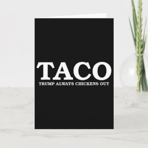 Carte Taco Trump Recule Toujours Dans Les Discussions Su
