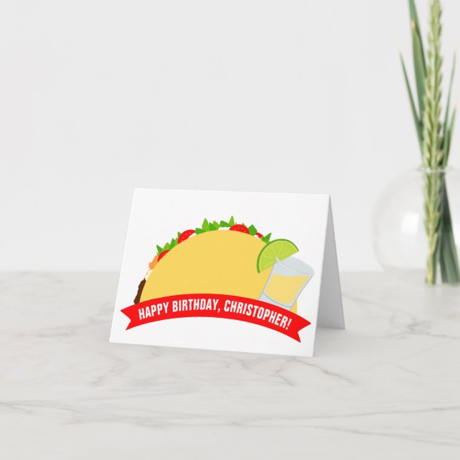 Carte Tacos et Tequila (Devant)