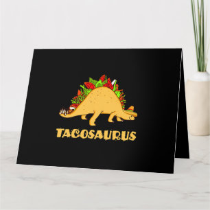 Carte Tacosaurus Cinco de Mayo Funny Taco Dinosaur
