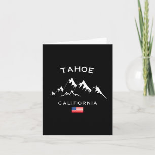 Carte Tahoe California Ski Resort Sierra Nevada Ski S