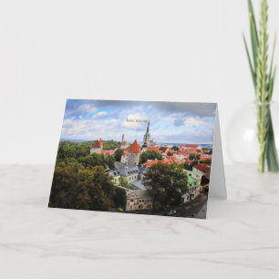 Carte Tallin, Estonie Centre historique