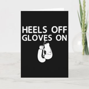 Carte Talons Hauts Gants Sur Boxe de Noël Cadeaux de Noë
