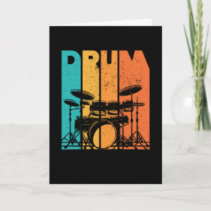 Carte Tambours   Drumming Lover Drummer Cadeau