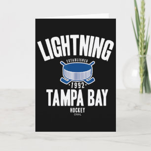 Carte Tampa Y Lightning palet de hockey noir officiellem