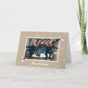 Carte Tan 2 Holly Berries Photo numérique Art de Noël